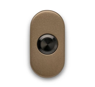 Buton clopot BASICS LB51 oval bronz