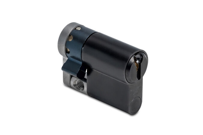 Zwart Halve cilinder EA SKG 3 sterren kopen in Alkmaar bij Postma en Postma